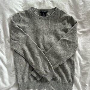 Girls Grey Sofia Cashmere Pullover Sweater